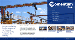 Desktop Screenshot of momentumrail.com